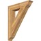 Ekena Millwork Traditional Traditional Rough Sawn Bracket, Western Red Cedar, 6"W x 32"D x 40"H BKT06X32X40TRA01RWR - alternate 1